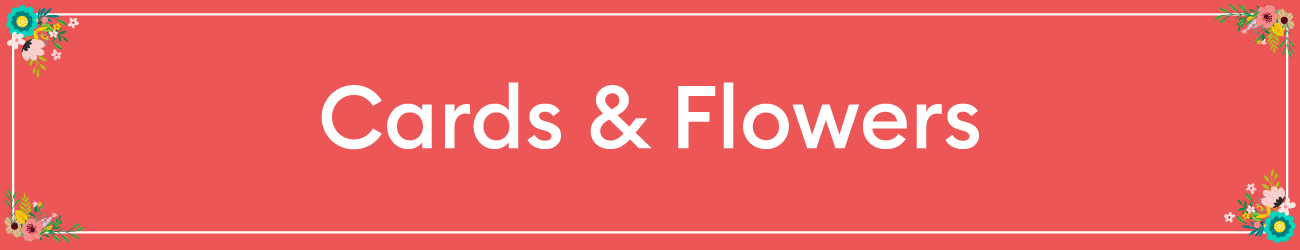 Banner - Cards & Flowers